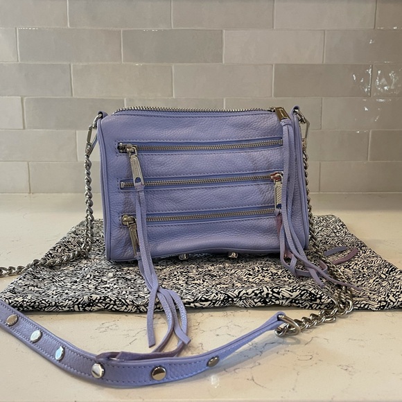 Rebecca Minkoff Handbags - Rebecca Minkoff 5 zip crossbody, lavender